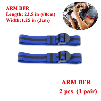 BFR Fitness Occlusion Bands Weight Bodybuilding Blood Flow Restriction Bands Arm Leg Wraps Fast Muscle Growth Gym Equipment