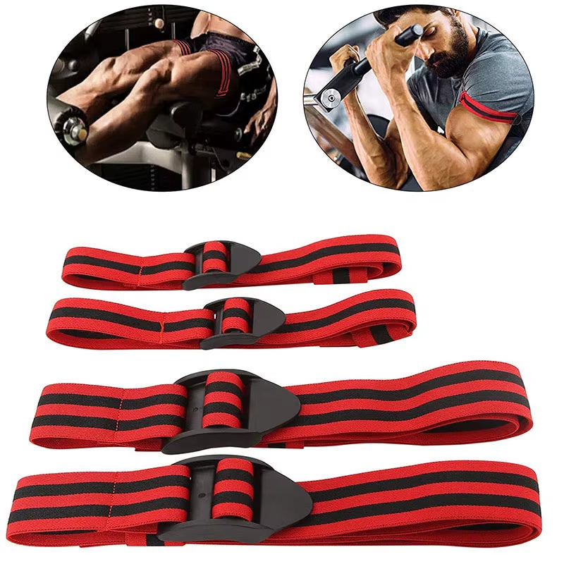 BFR Fitness Occlusion Bands Weight Bodybuilding Blood Flow Restriction Bands Arm Leg Wraps Fast Muscle Growth Gym Equipment