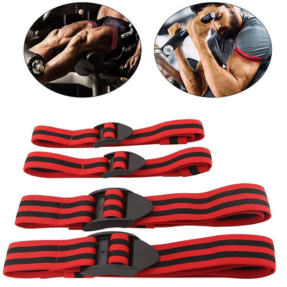 BFR Fitness Occlusion Bands Weight Bodybuilding Blood Flow Restriction Bands Arm Leg Wraps Fast Muscle Growth Gym Equipment