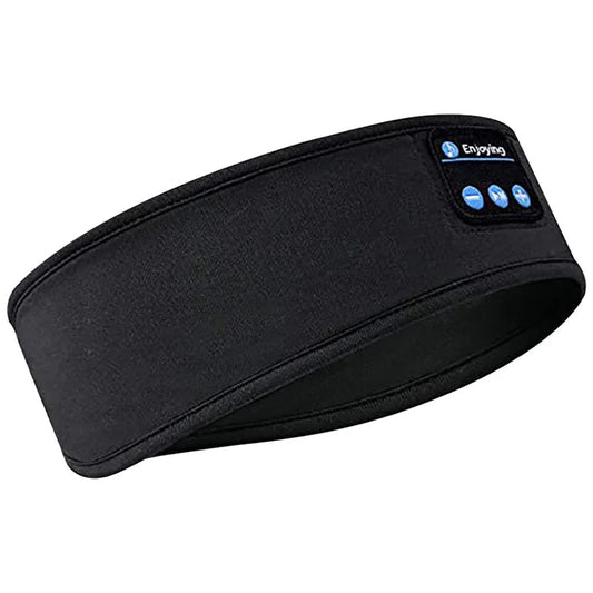 Bluetooth Wireless Sports Headband Earphones with Music Functionality and Eye Mask Design