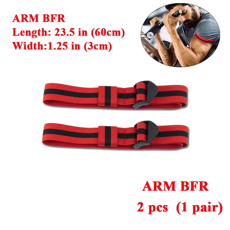 BFR Fitness Occlusion Bands Weight Bodybuilding Blood Flow Restriction Bands Arm Leg Wraps Fast Muscle Growth Gym Equipment