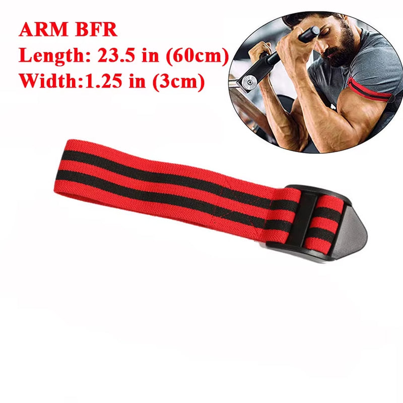 BFR Fitness Occlusion Bands Weight Bodybuilding Blood Flow Restriction Bands Arm Leg Wraps Fast Muscle Growth Gym Equipment