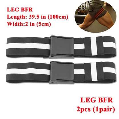 BFR Fitness Occlusion Bands Weight Bodybuilding Blood Flow Restriction Bands Arm Leg Wraps Fast Muscle Growth Gym Equipment