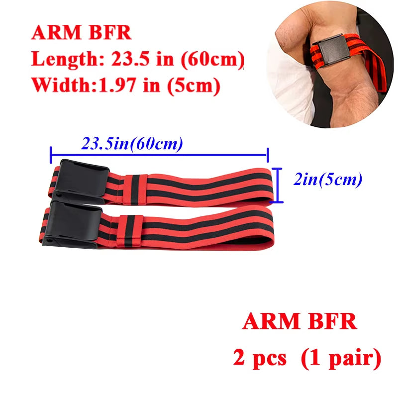 BFR Fitness Occlusion Bands Weight Bodybuilding Blood Flow Restriction Bands Arm Leg Wraps Fast Muscle Growth Gym Equipment